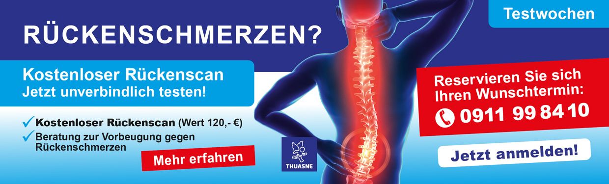 Rückenschmerzen? Kostenloser Rückenscan. Jetzt unverbindlich testen! Jetzt anmelden!