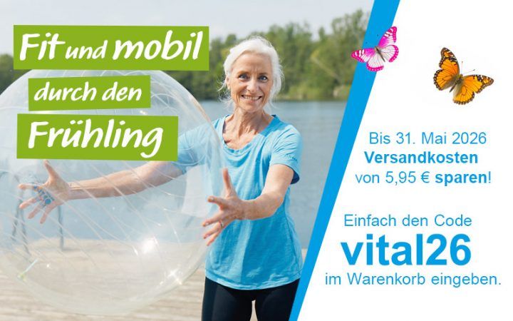 Fit in den Frühling - Bis 31. Mai 2026 Versandkosten von 5,95 € sparen! Einfach den Code viatal26 im Warenkorb eingeben.