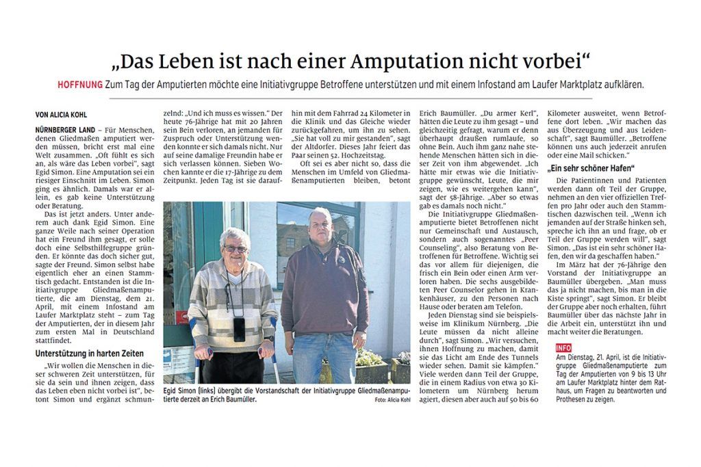 Aktionstag-der-Amputierten-Nürnberg-Nachrichten-Lokalausgabe-1