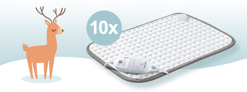 10 mal zu gewinnen Beurer Heizkissen