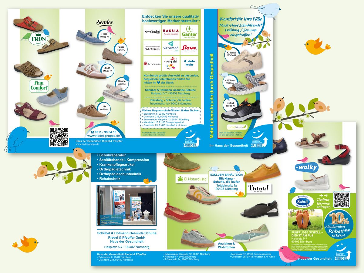 Komfort- und Bequemschuhe in Nürnberg und Umgebung Frühling-Sommer 2026 Flyer