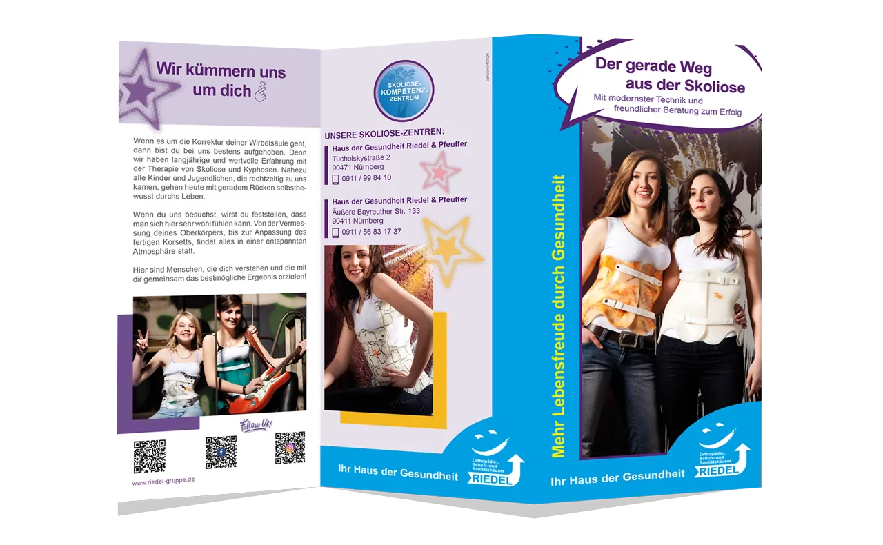 Flyer Skoliose-Kompetenz-Zentrum Flyer Skoliose-Kompetenz-Zentrum