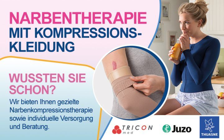 Wussten Sie schon? Wir bieten Ihnen gezielte Narbenkompressionstherapie sowie individuelle Versorgung und Beratung.