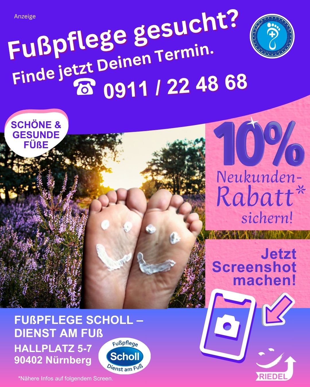Professionelle Nagel- und Fußpflege 10% Neukundenrabatt