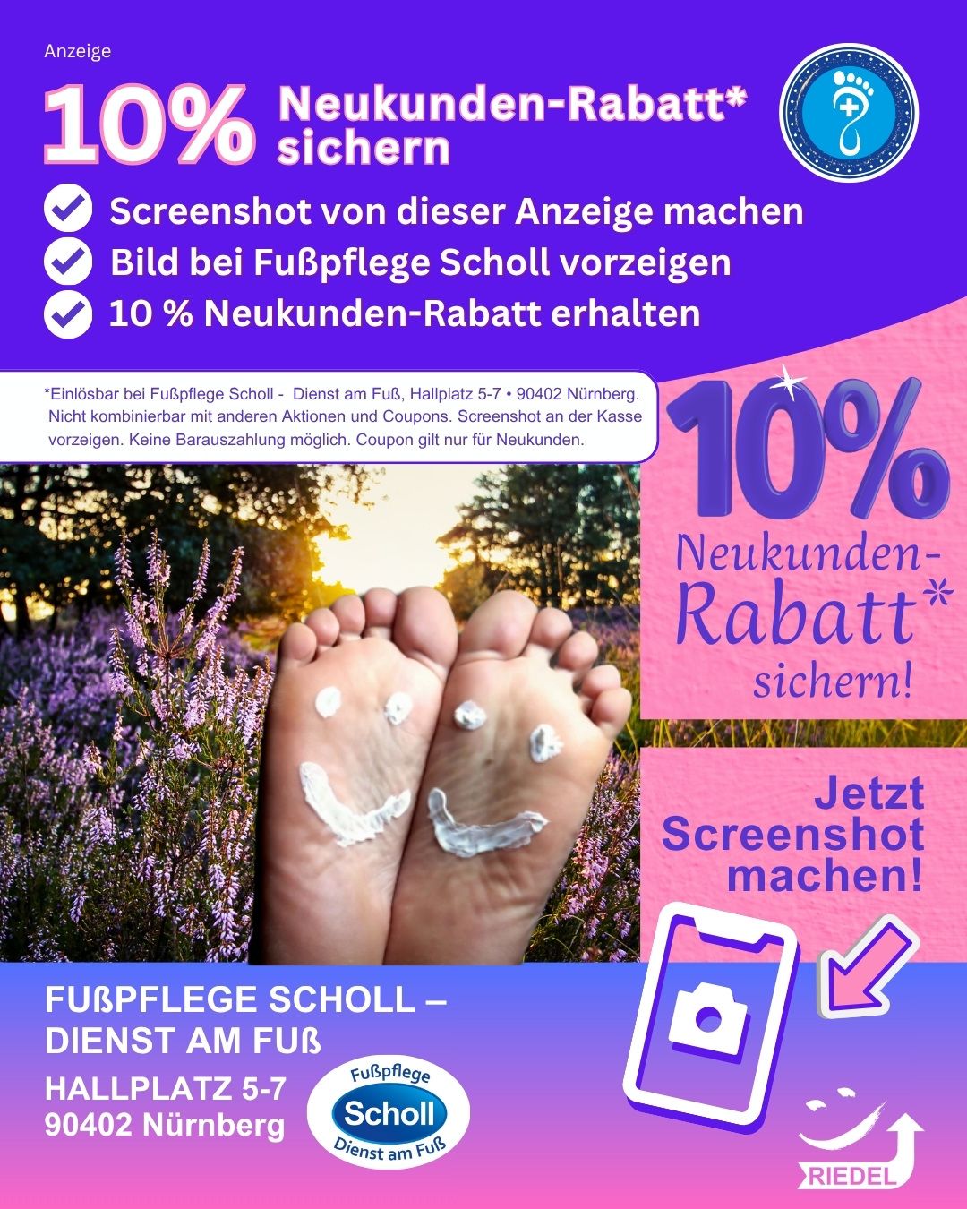 Professionelle Nagel- und Fußpflege 10% Neukundenrabatt