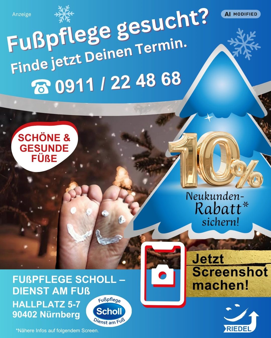 Professionelle Nagel- und Fusspflege Neukundenrabatt - Winter 1 Professionelle Nagel- und Fußpflege 10% Neukundenrabatt