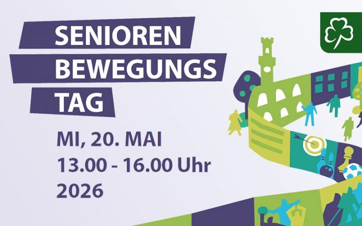 Senioren Bewegungstag - Mittwoch, 20. Mai 2026, 13:00 bis 16:00 Uhr