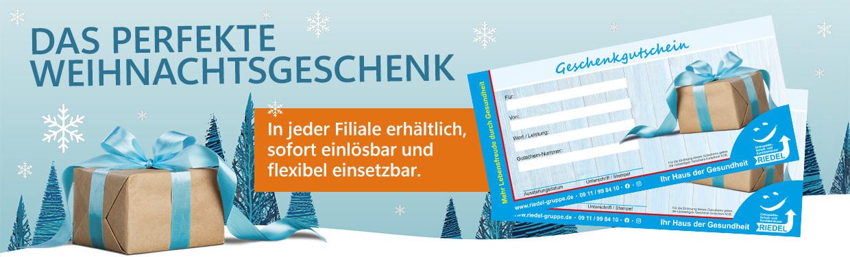 Sanitätshaus Riedel & Pfeuffer Geschenk-Gutschein