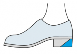 Schuhzurichtungen Pufferabsatz